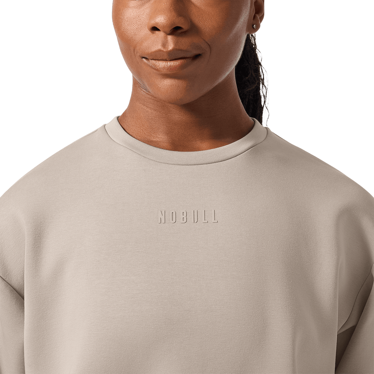 Women's Taupe Elements Crew Sweatshirt