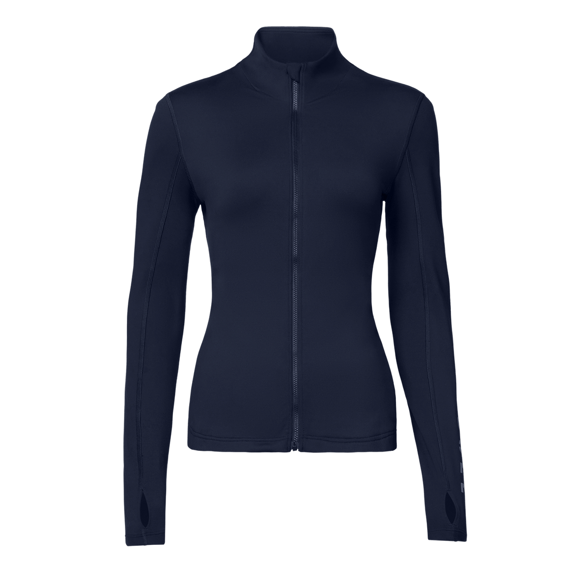 Women's Night Navy NOBULL Matte Zip-Up Jacket