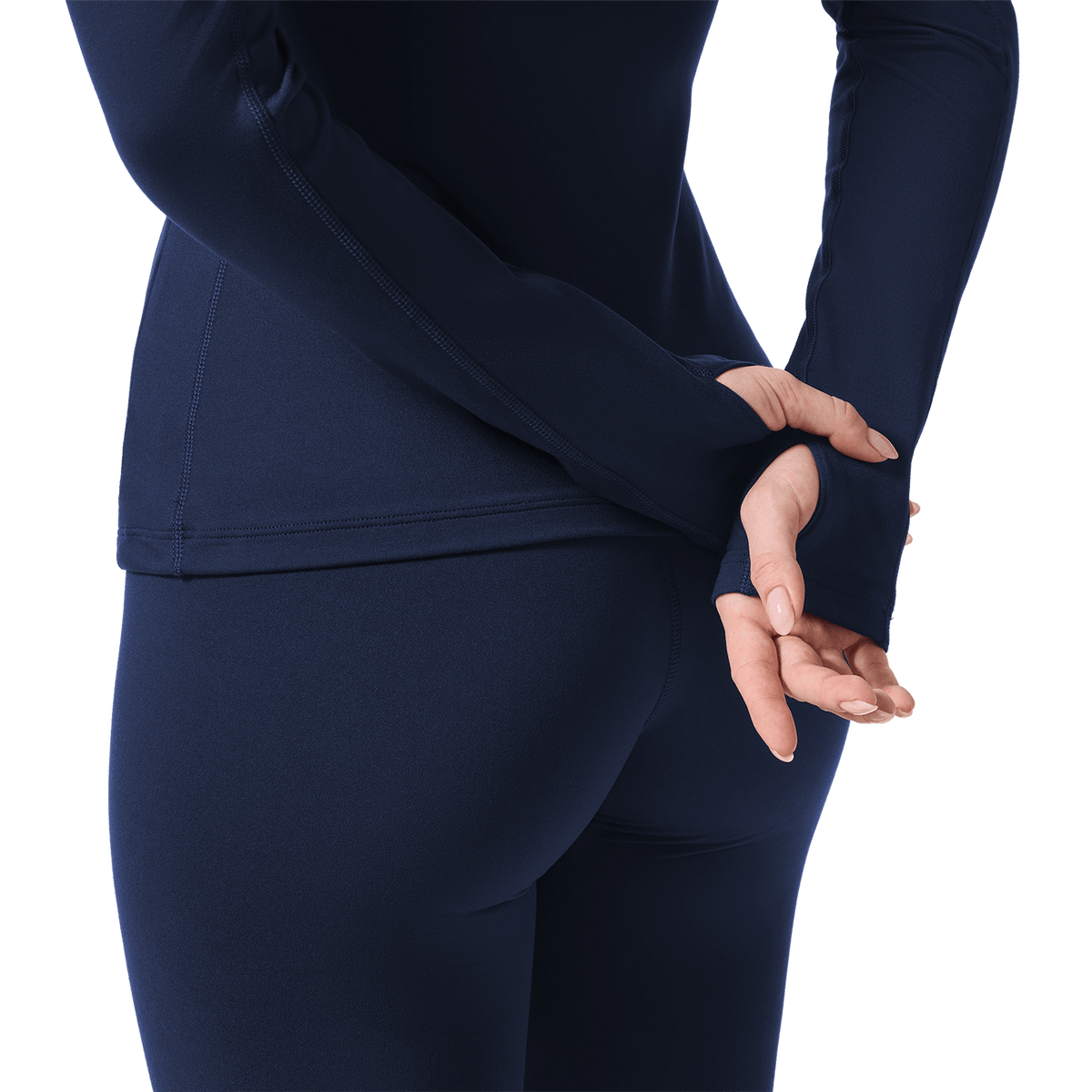 Women's Night Navy NOBULL Matte Zip-Up Jacket