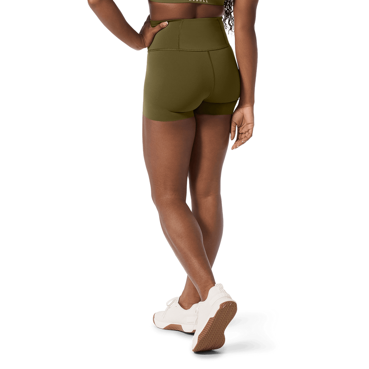 Women's Tactical Green High-Rise Drive Short 4"