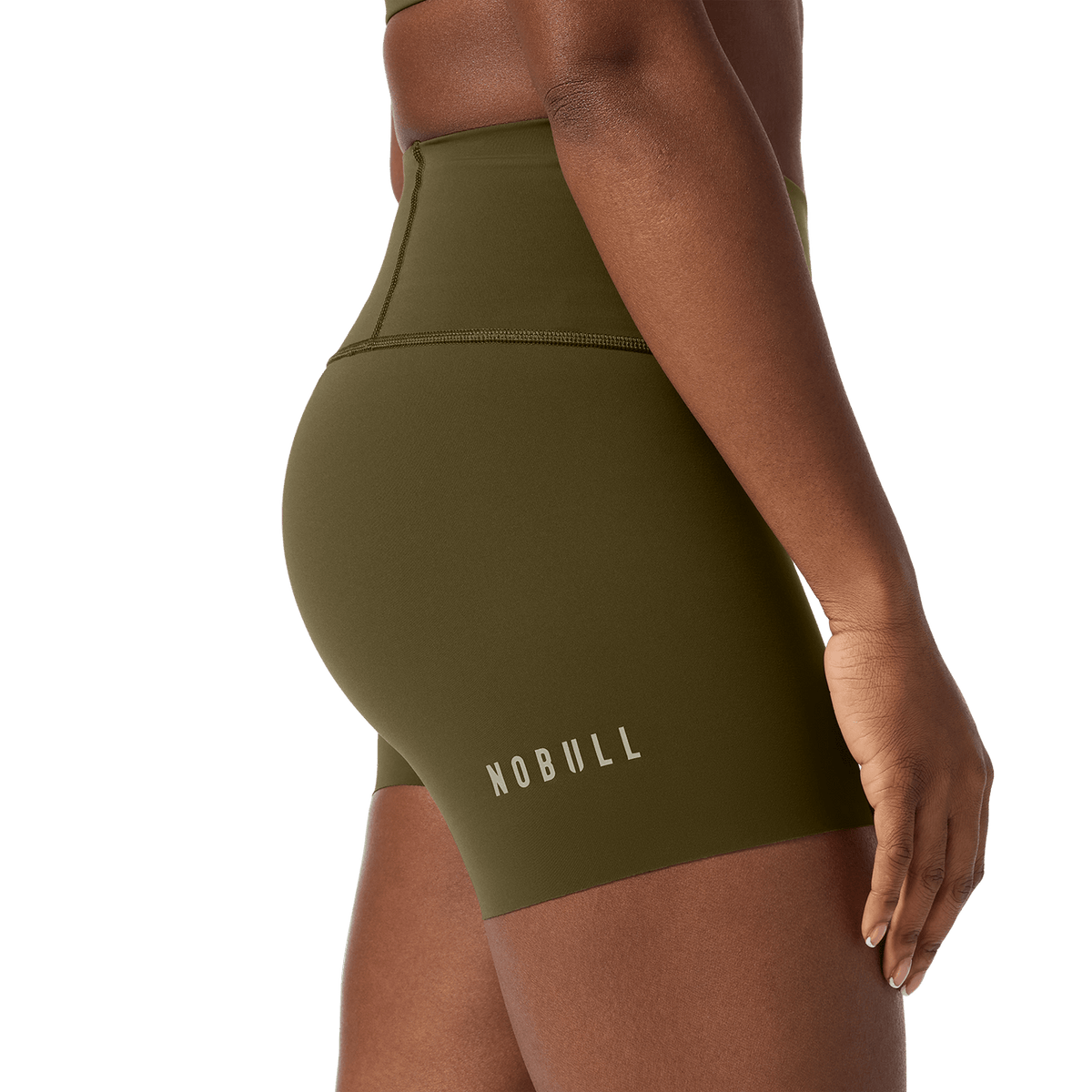 Women's Tactical Green High-Rise Drive Short 4"