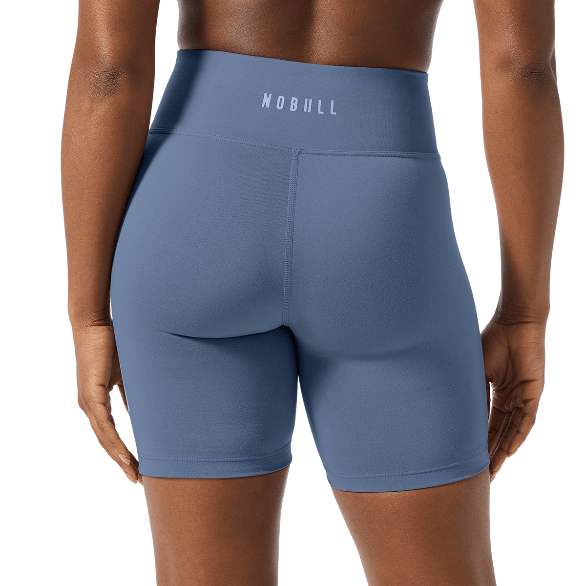Women's Dusty Blue U High-Rise Matte Short 6"