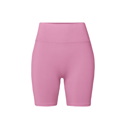 Women's Soft Pink U High-Rise Matte Short 6"