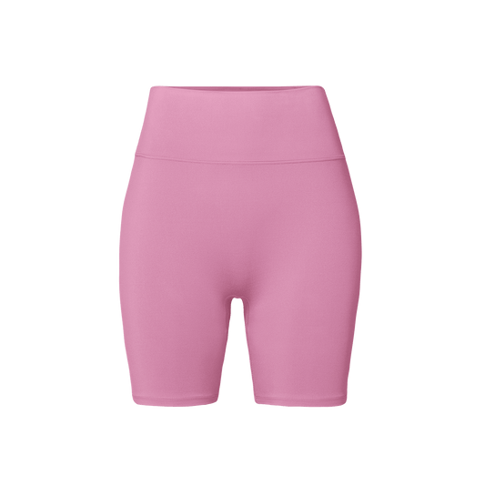 Women's Soft Pink U High-Rise Matte Short 6"
