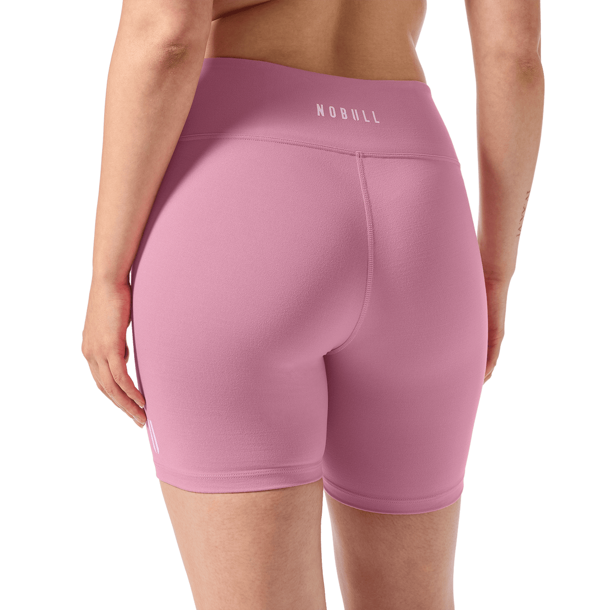 Women's Soft Pink U High-Rise Matte Short 6"