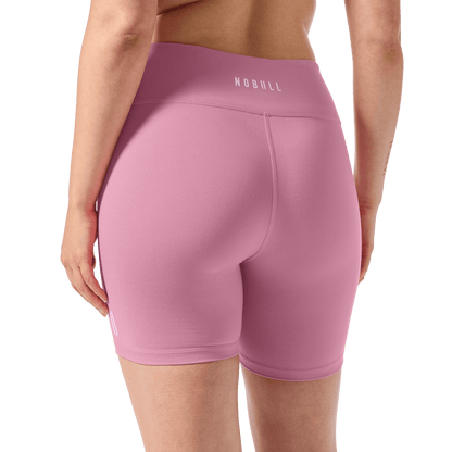 Women's Soft Pink U High-Rise Matte Short 6"