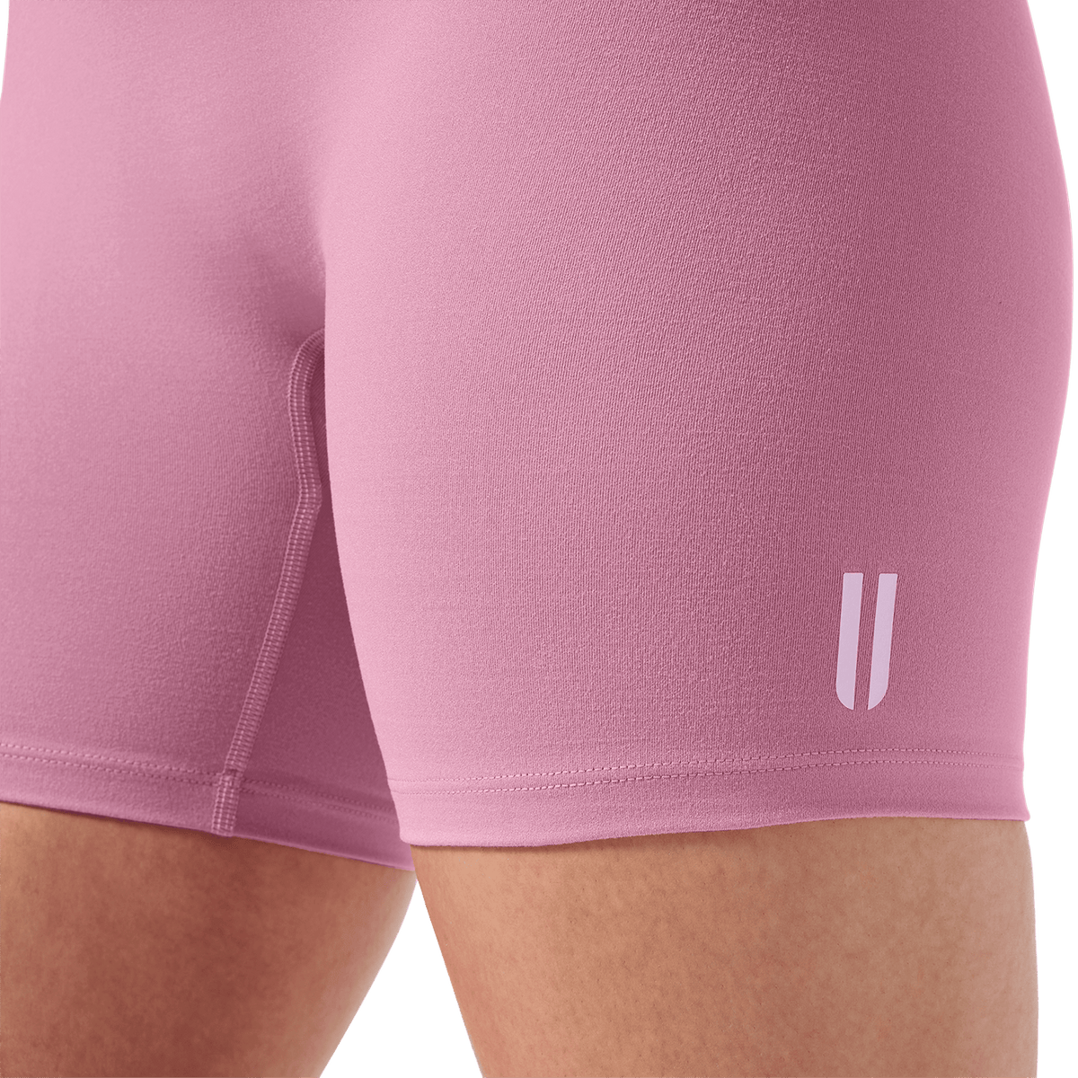 Women's Soft Pink U High-Rise Matte Short 6"
