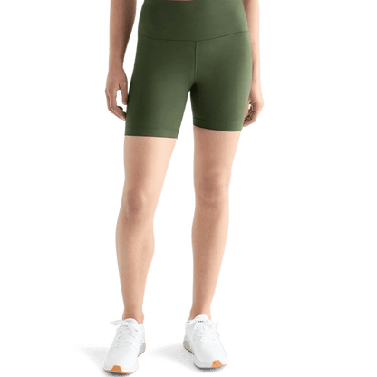 Women's Dark Army 6" High-Rise Matte Short