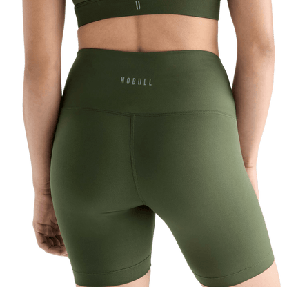 Women's Dark Army 6" High-Rise Matte Short