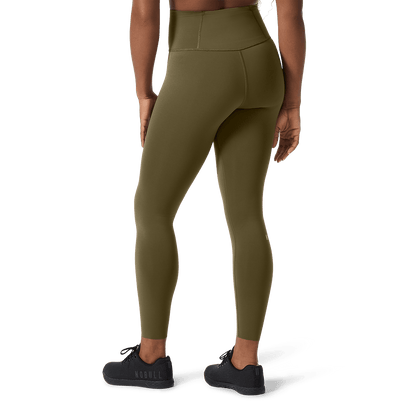 Women's Tactical Green High-Rise Drive Tight 25"