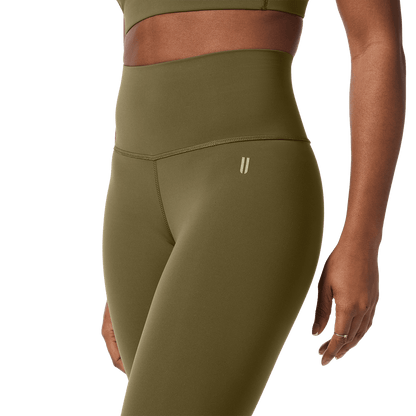 Women's Tactical Green High-Rise Drive Tight 25"
