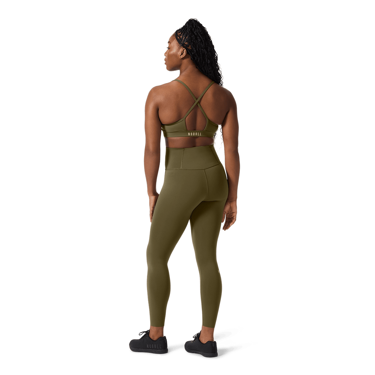Women's Tactical Green High-Rise Drive Tight 25"