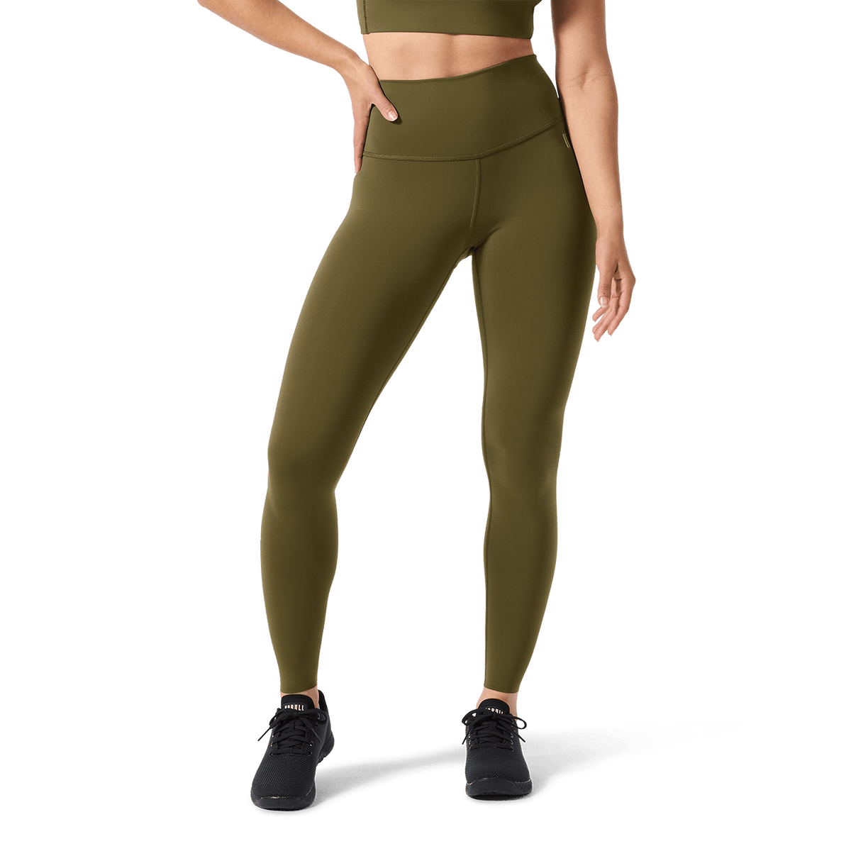 Women's Tactical Green High-Rise Drive Tight 28"