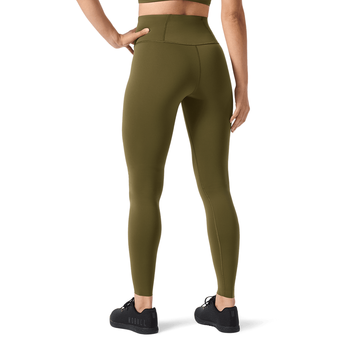 Women's Tactical Green High-Rise Drive Tight 28"