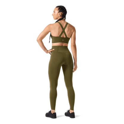 Women's Tactical Green High-Rise Drive Tight 28"