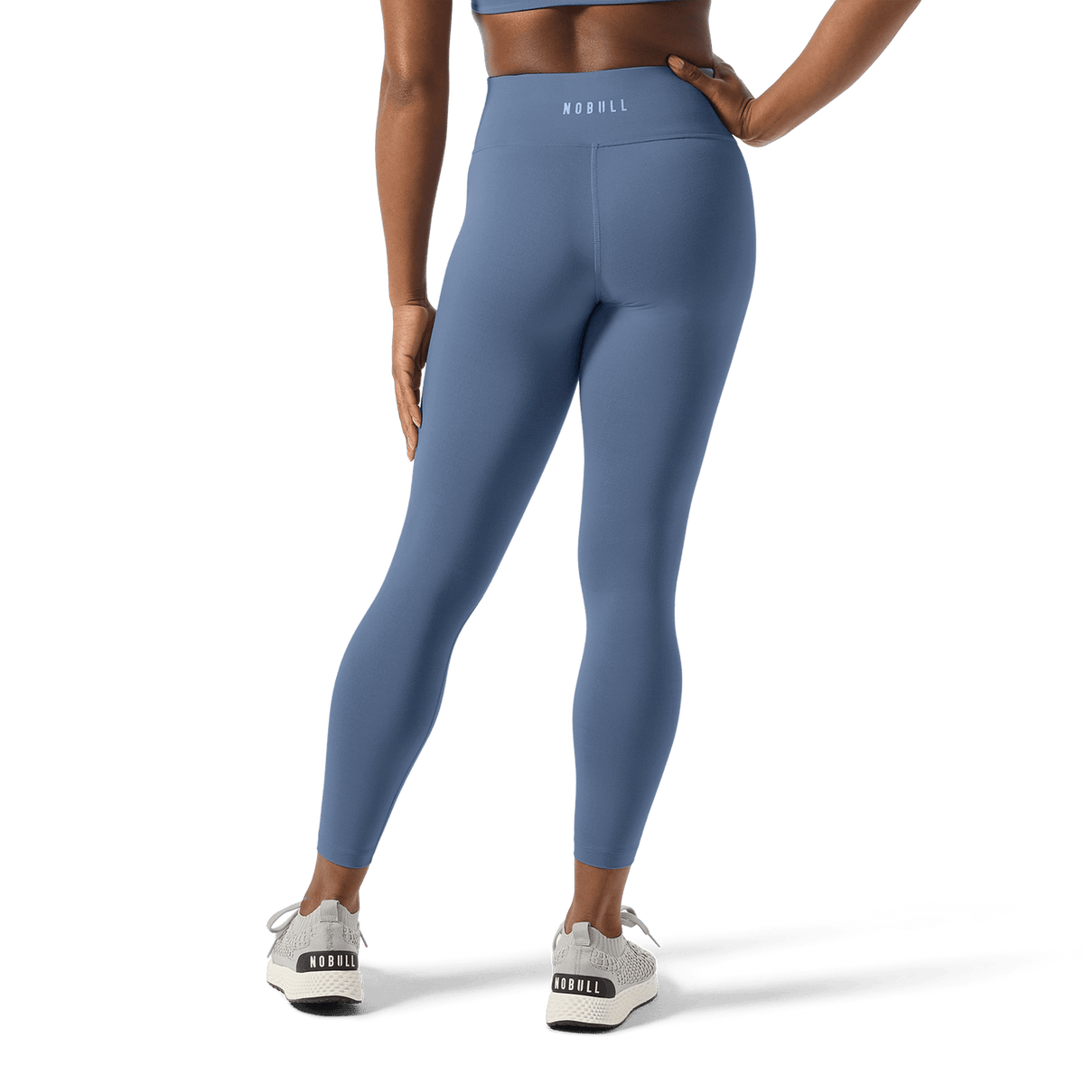 Women's Dusty Blue U High-Rise Matte Tights 25"