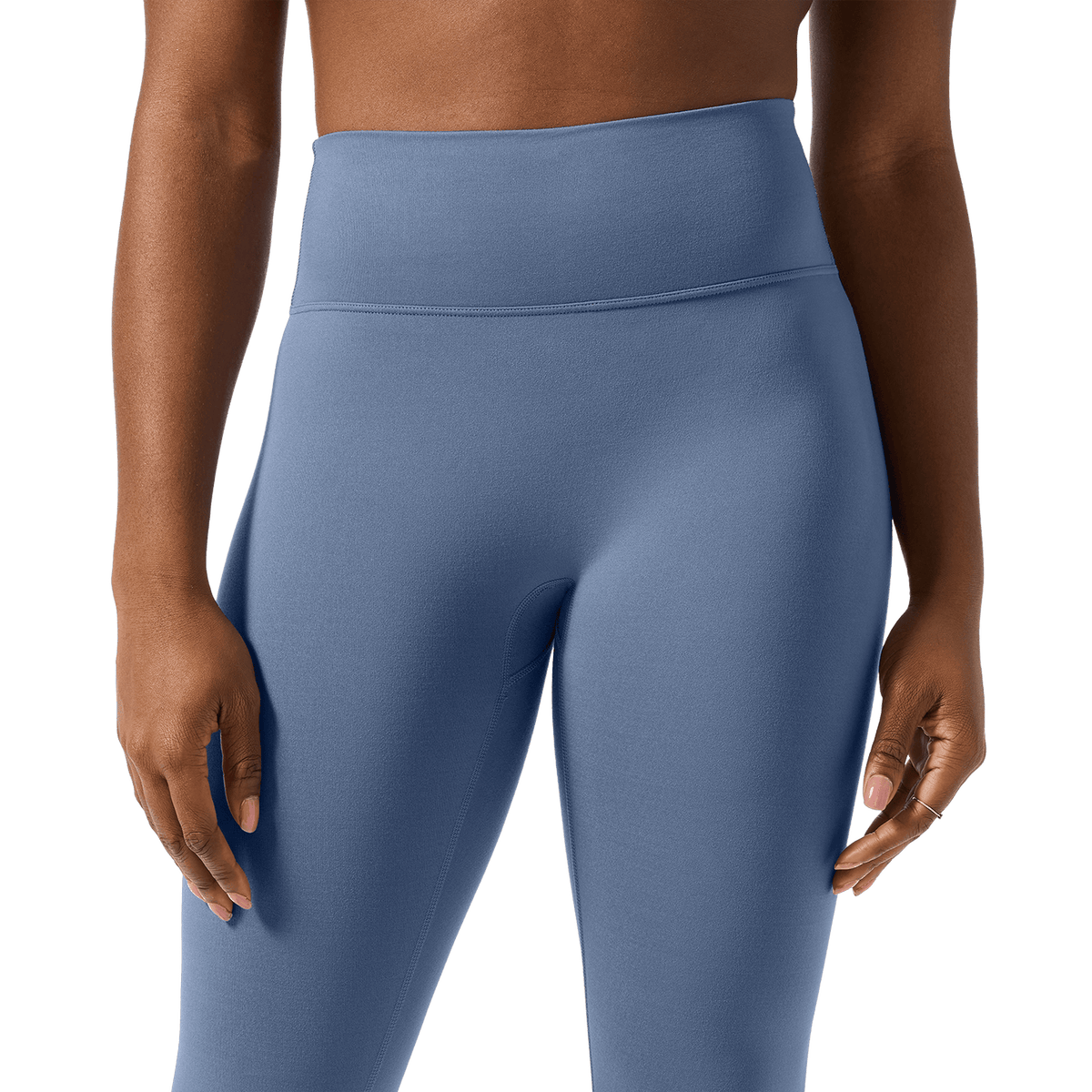 Women's Dusty Blue U High-Rise Matte Tights 25"