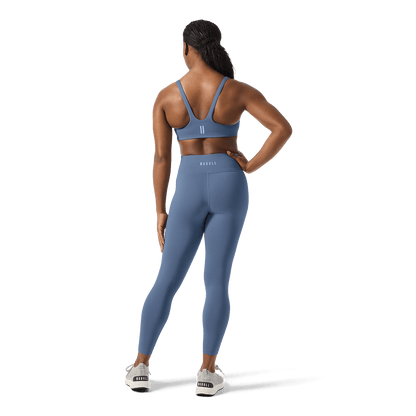 Women's Dusty Blue U High-Rise Matte Tights 25"