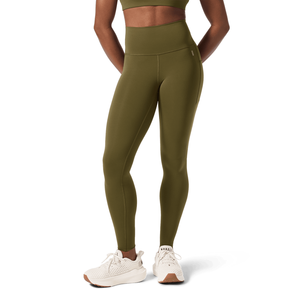 Women's Tactical Green High-Rise Drive Tight 28"
