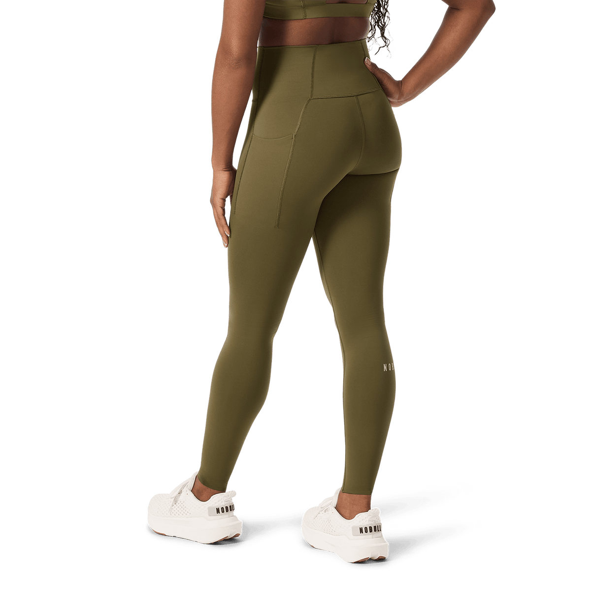 Women's Tactical Green High-Rise Drive Tight 28"