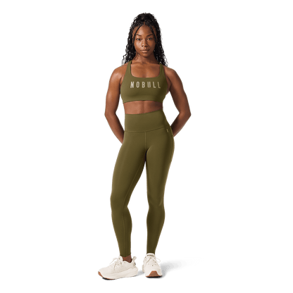 Women's Tactical Green High-Rise Drive Tight 28"