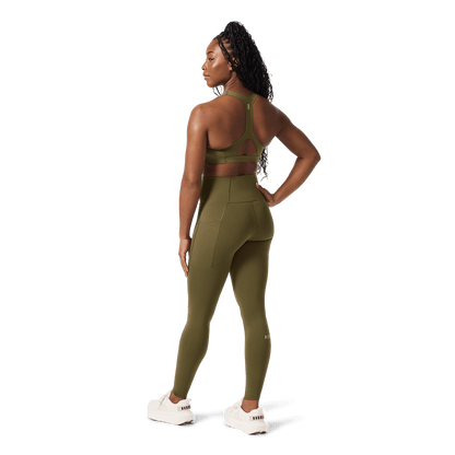 Women's Tactical Green High-Rise Drive Tight 28"
