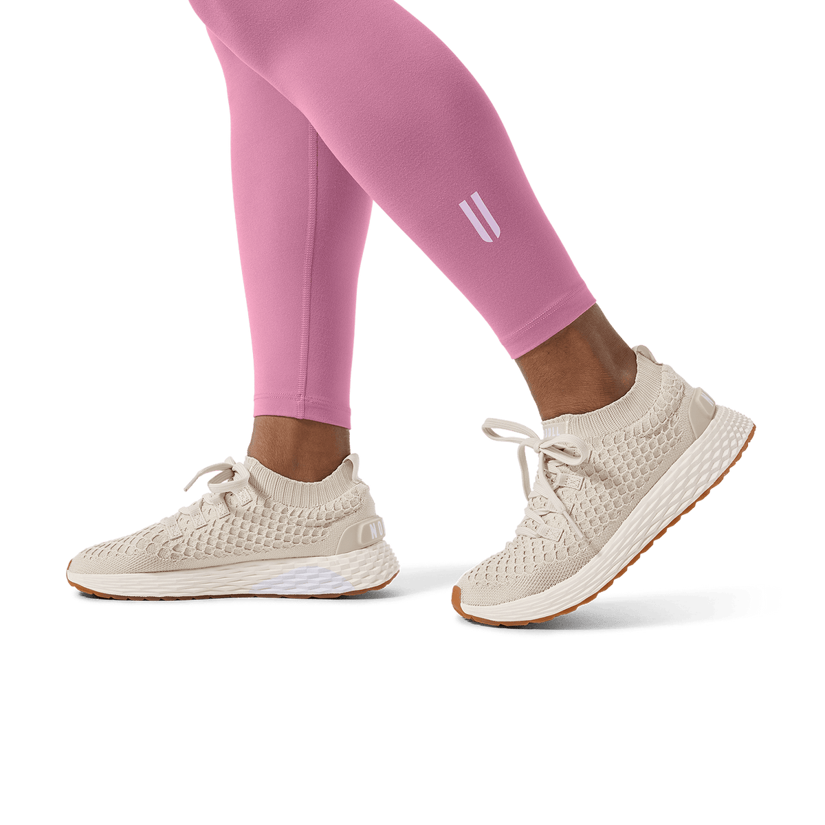 Women's Soft Pink U High-Rise Matte Tights 25"