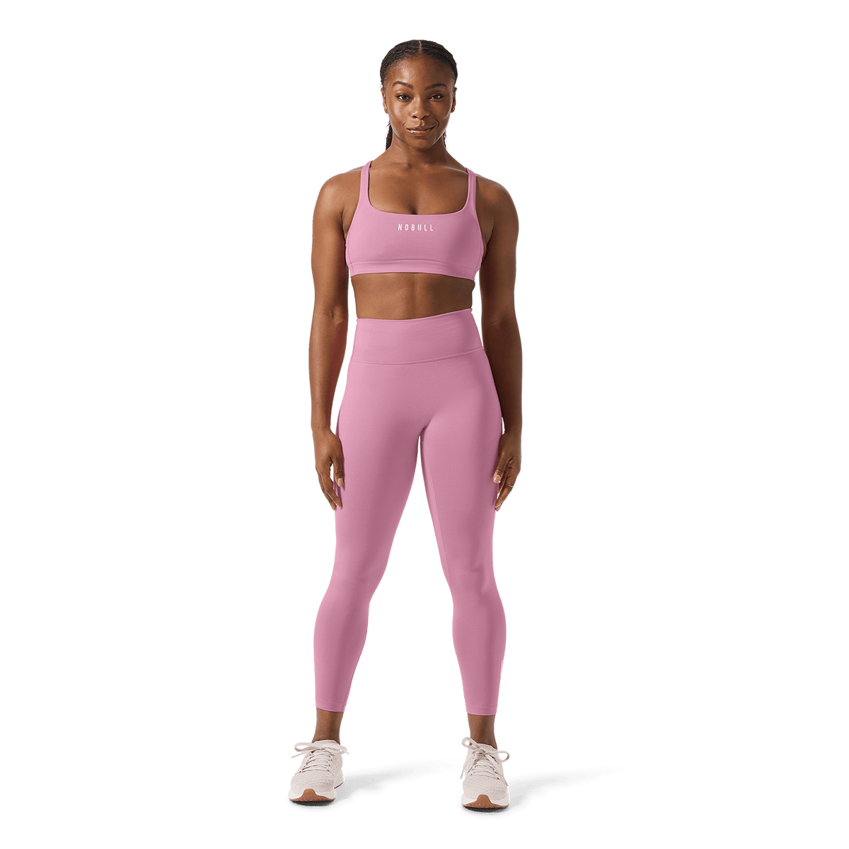 Women's Soft Pink U High-Rise Matte Tights 25"
