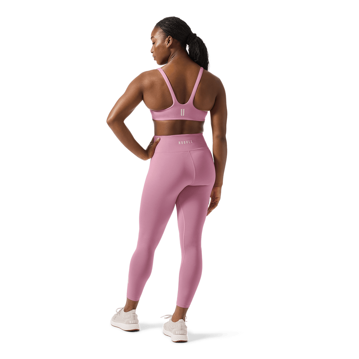 Women's Soft Pink U High-Rise Matte Tights 25"