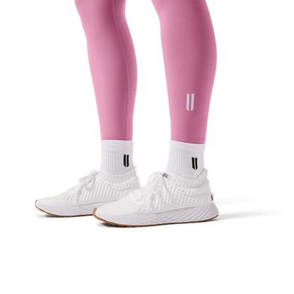 Women's Soft Pink U High-Rise Matte Tights