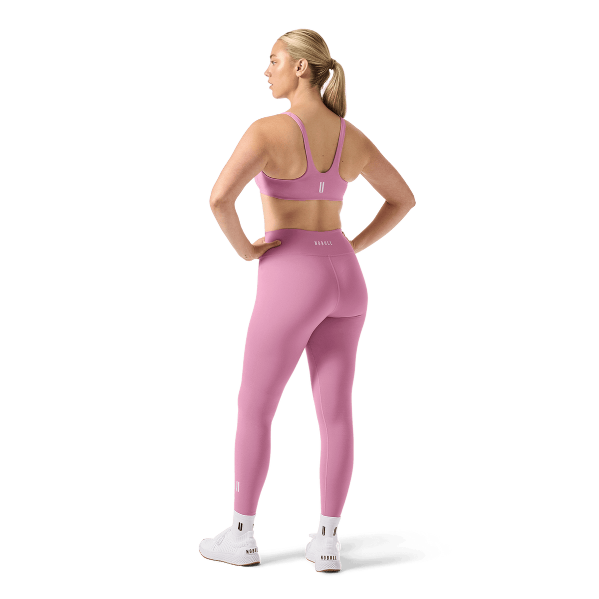Women's Soft Pink U High-Rise Matte Tights