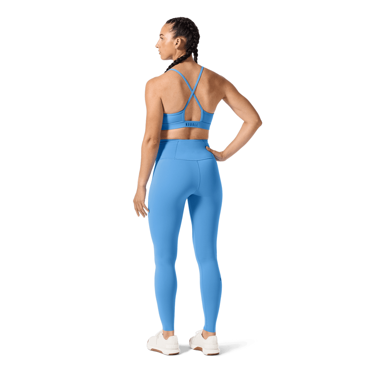 Light Blue Drive Thin Strap Sports Bra