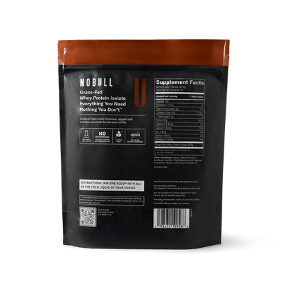 Grass-Fed Whey Protein Isolate | Chocolate  Nutrition