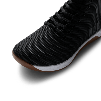Men's Black White Gum Outwork High-Top Shoes