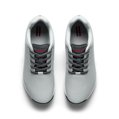 Men's Light Gray Classic White Jet Black Outwork Shoes