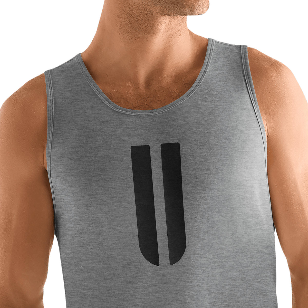 Men's Heather Gray U Tank Top