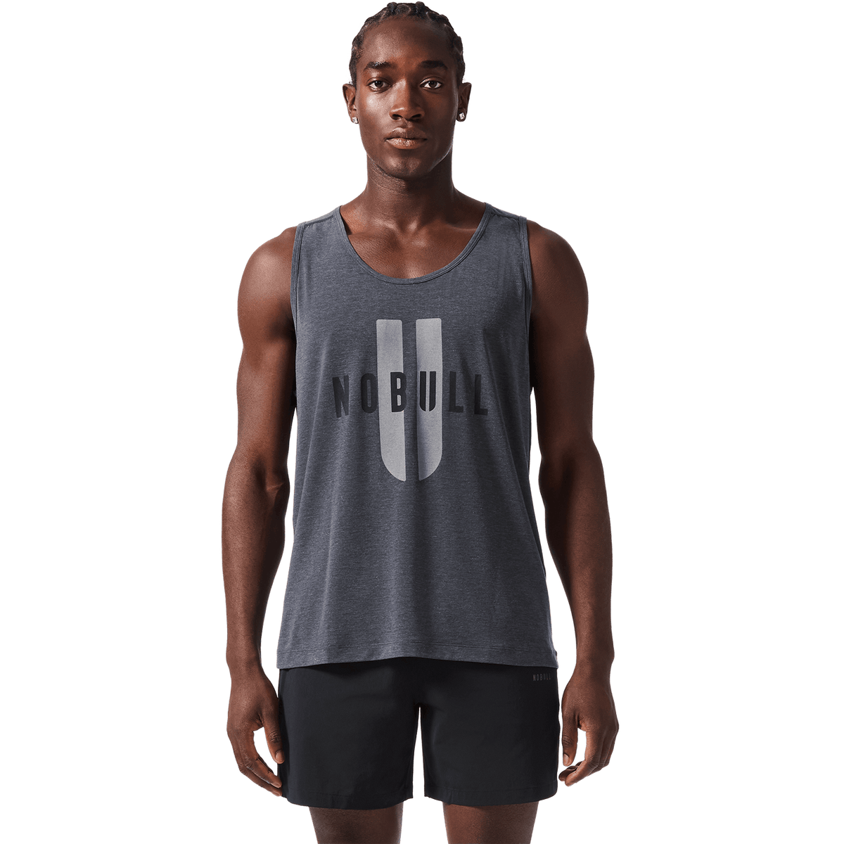 Men's Charcoal Heather NOBULL U Tank Top