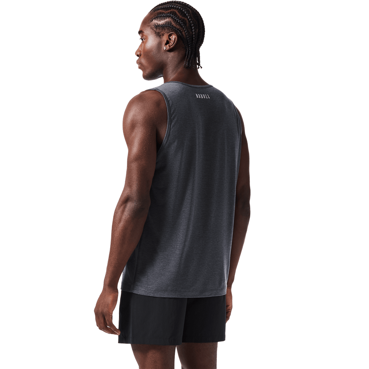 Men's Charcoal Heather NOBULL U Tank Top
