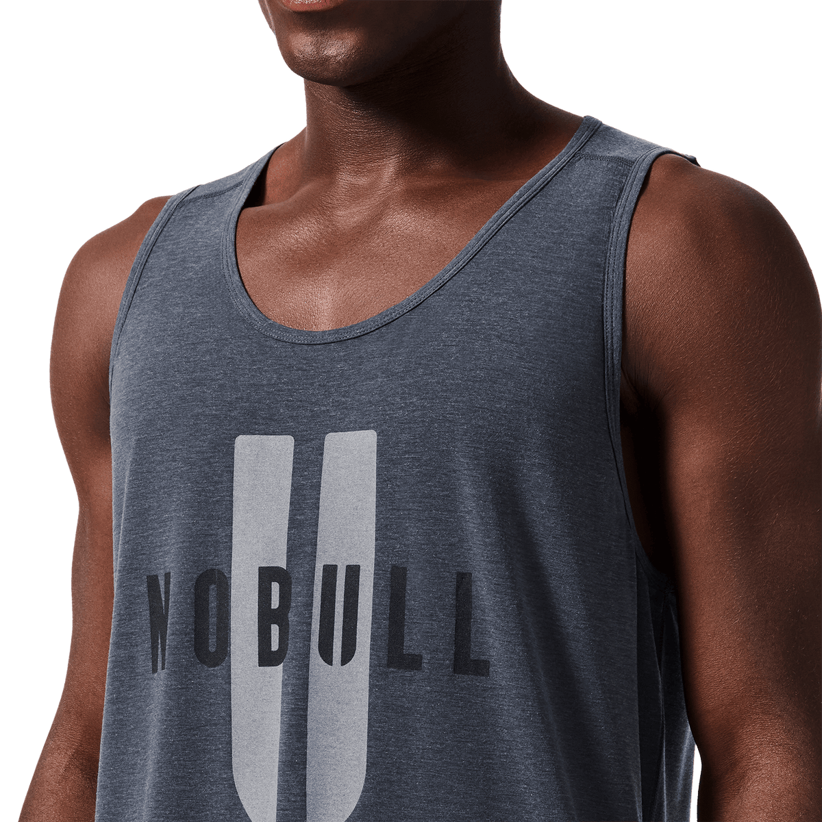 Men's Charcoal Heather NOBULL U Tank Top
