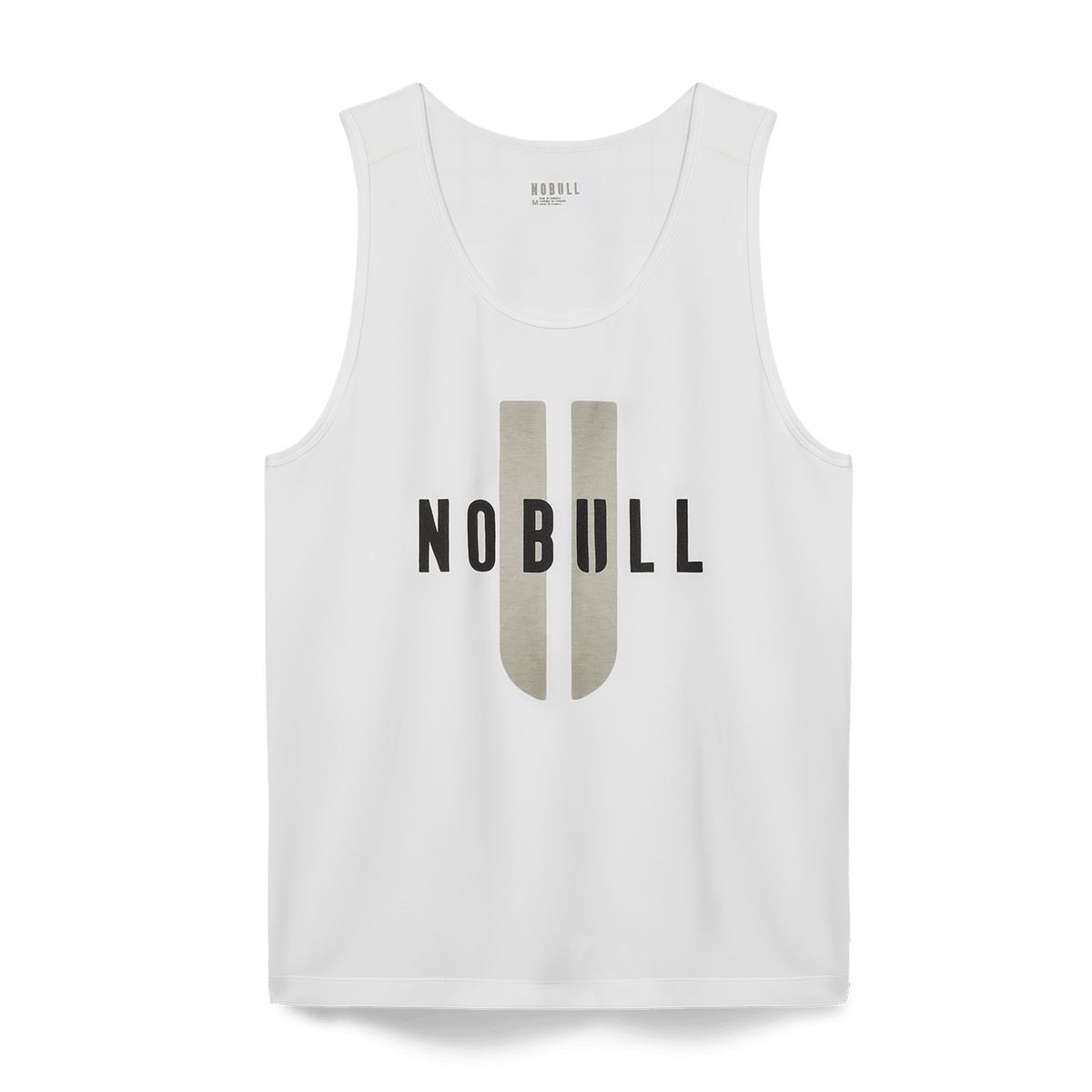 Men's White NOBULL U Tank Top