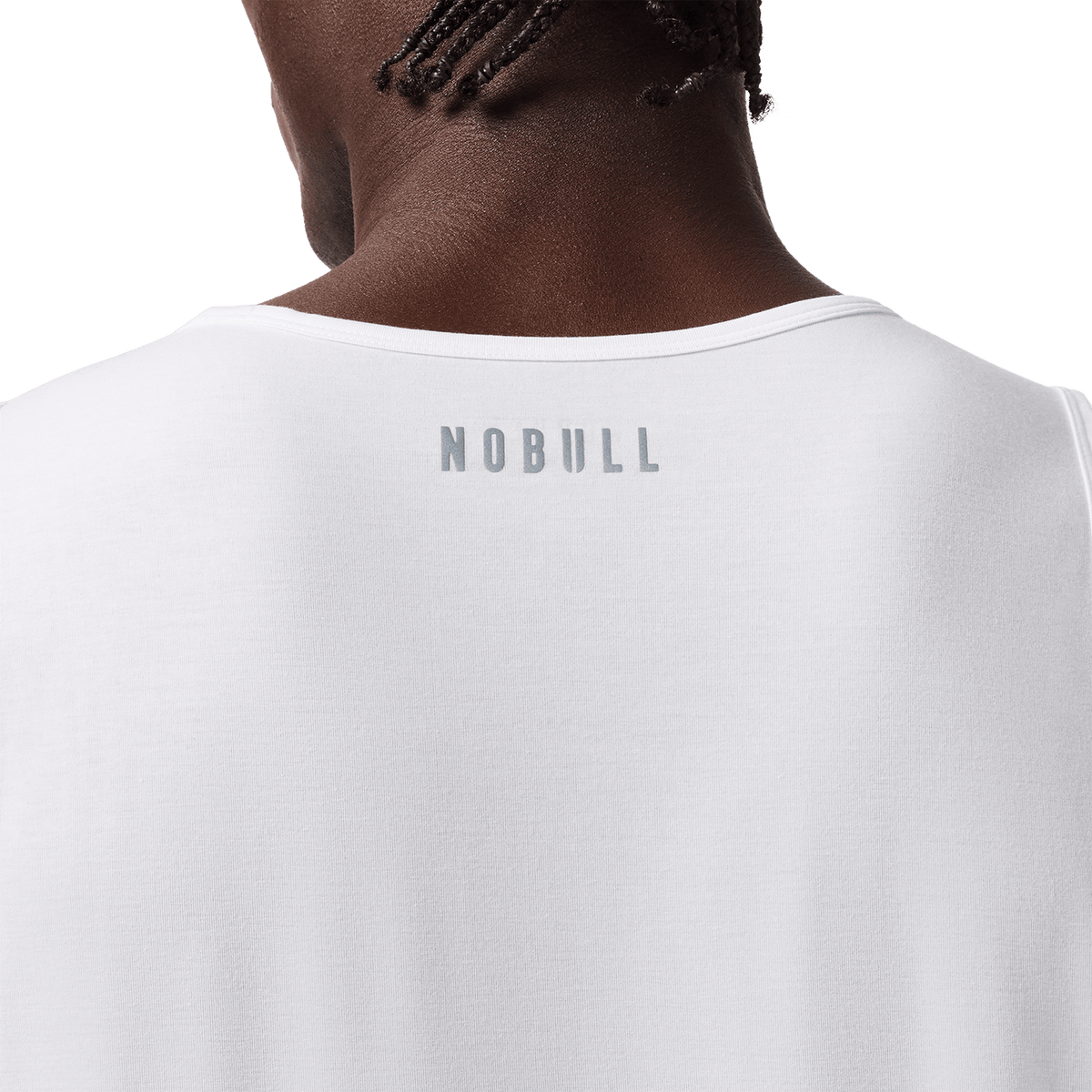 Men's White NOBULL U Tank Top