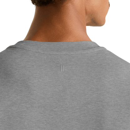 Men's Heather Grey NOBULL Long Sleeve Tee
