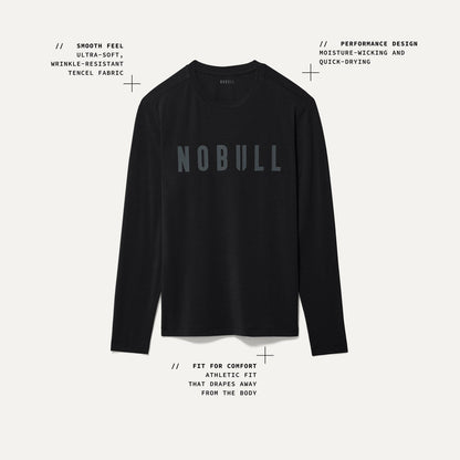 Men's Coastal Blue NOBULL Long Sleeve Tee