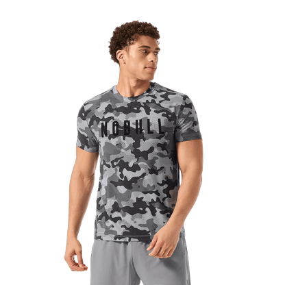 Men's Dark Gray Camo NOBULL Tee
