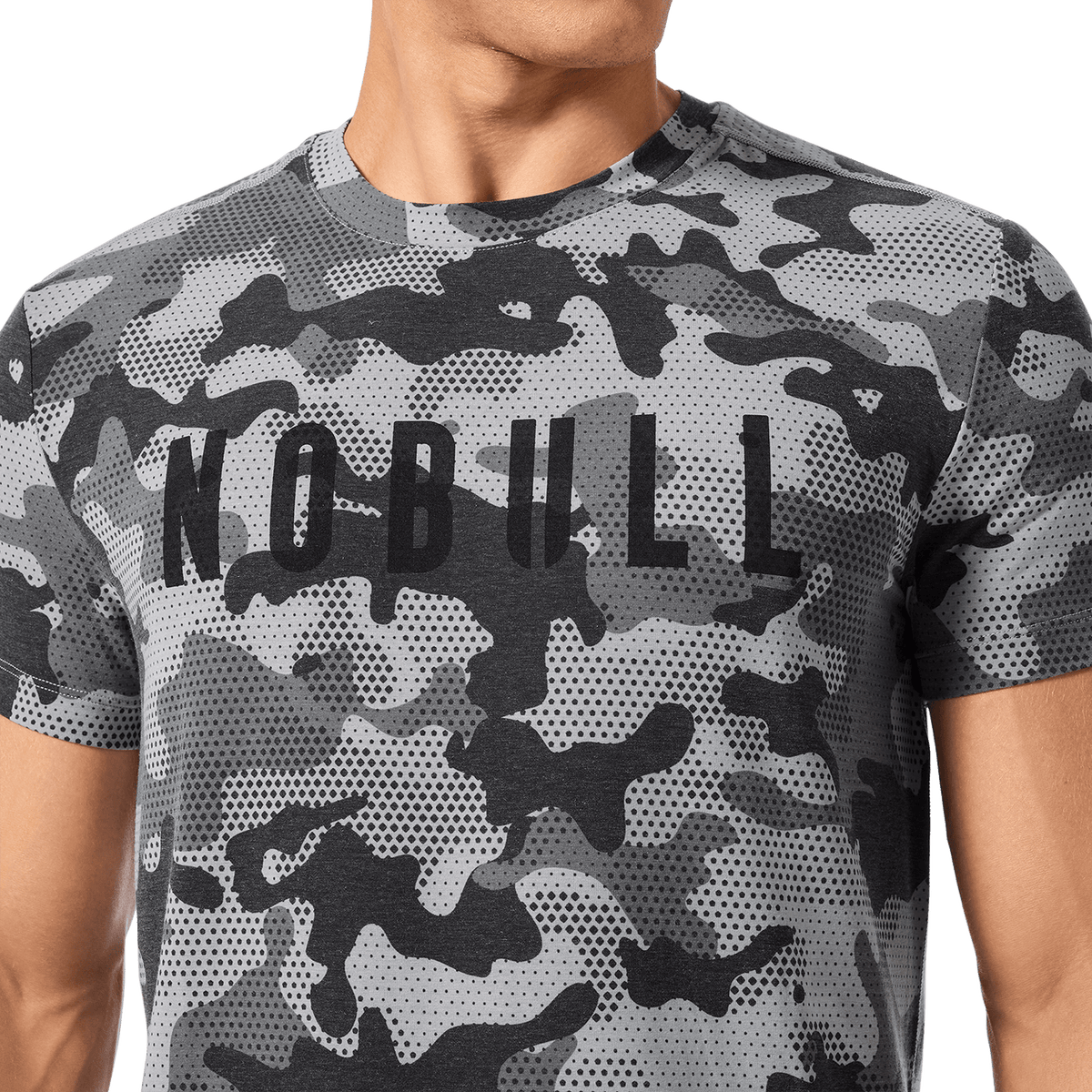 Men's Dark Gray Camo NOBULL Tee