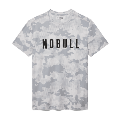 Men's Light Gray Camo NOBULL Tee
