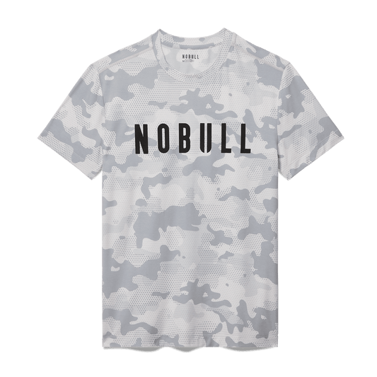 Men's Light Gray Camo NOBULL Tee