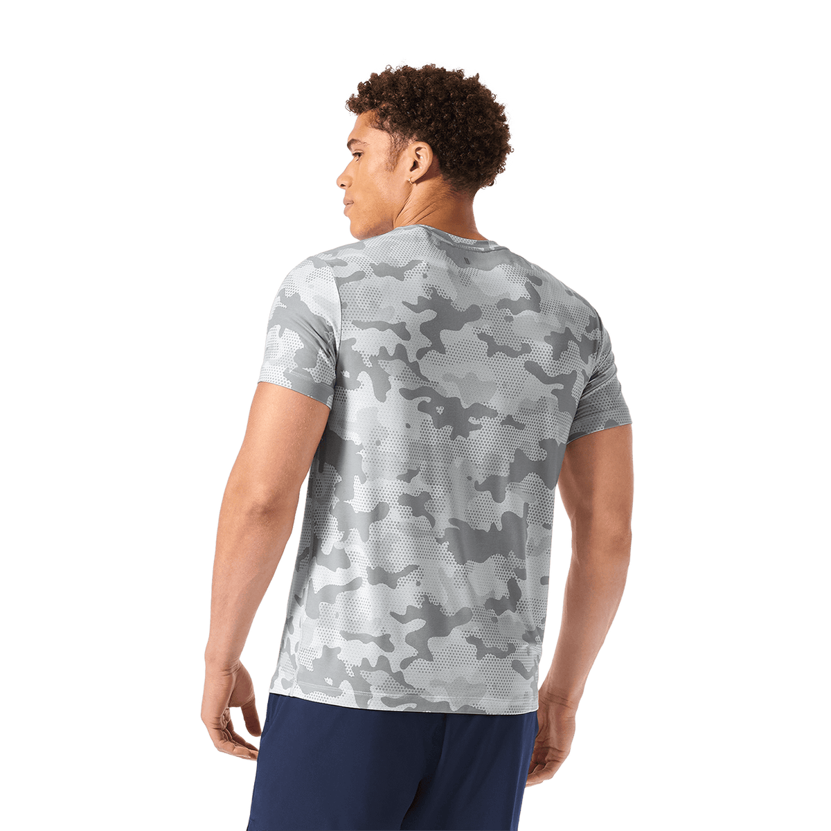 Men's Light Gray Camo NOBULL Tee