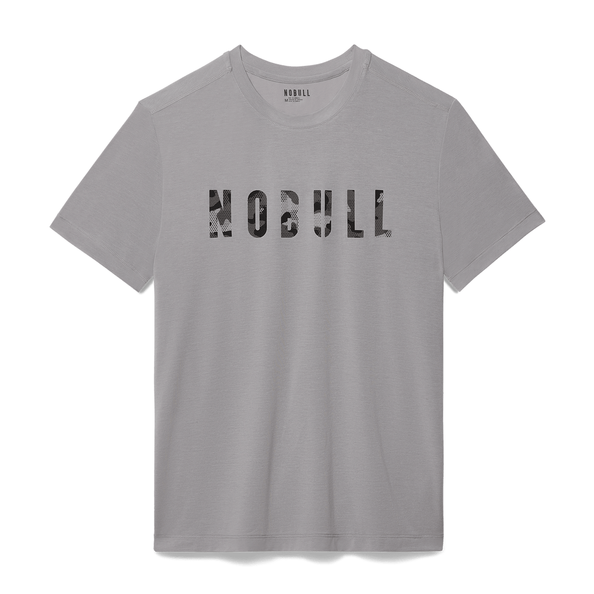 Men's Gray Camo Fill NOBULL Tee