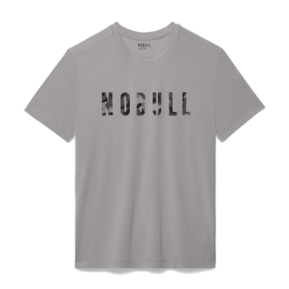 Men's Gray Camo Fill NOBULL Tee